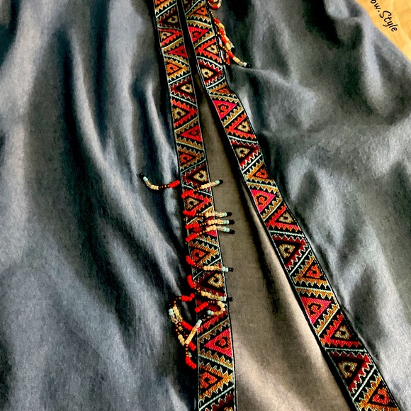 NWOT | BOHEMIAN | BEACH COVER UP | FABRIC SOFT JEANS | SIZE ALL FIT - Picture 13 of 16